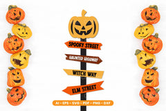Halloween Sign Lasercut SVG Bundle - CraftNest - Digital Crafting and Art