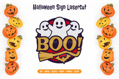 Halloween Sign Laser Cut SVG Bundle - CraftNest - Digital Crafting and Art