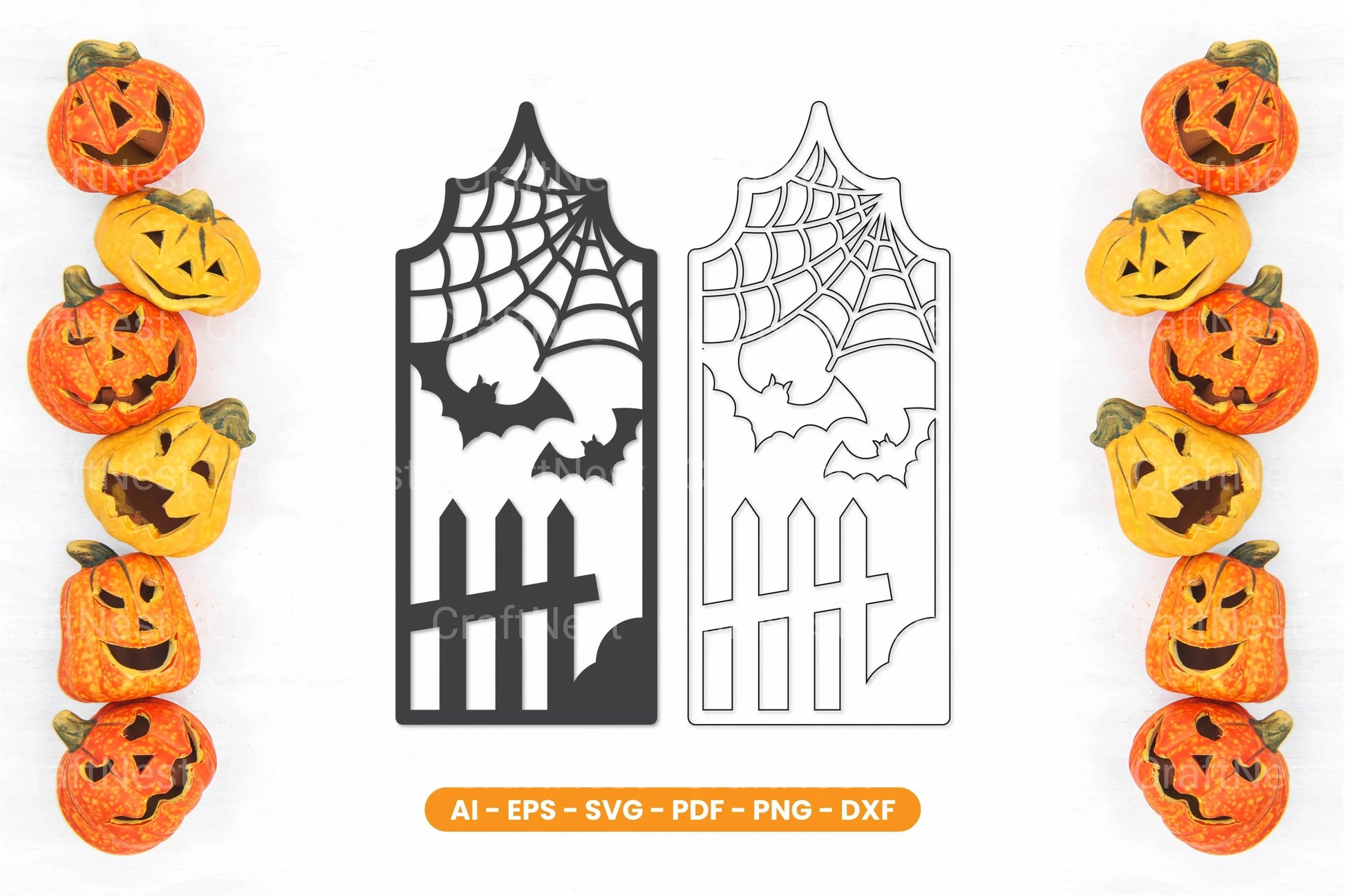 Halloween Spooky Lasercut SVG Bundle - CraftNest - Digital Crafting and Art