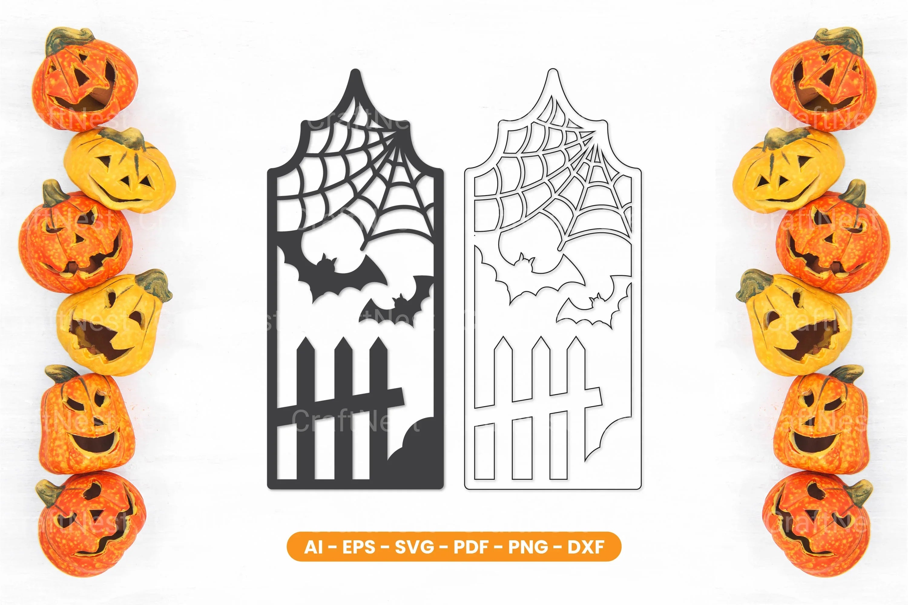 Halloween Spooky Lasercut SVG Bundle - CraftNest - Digital Crafting and Art