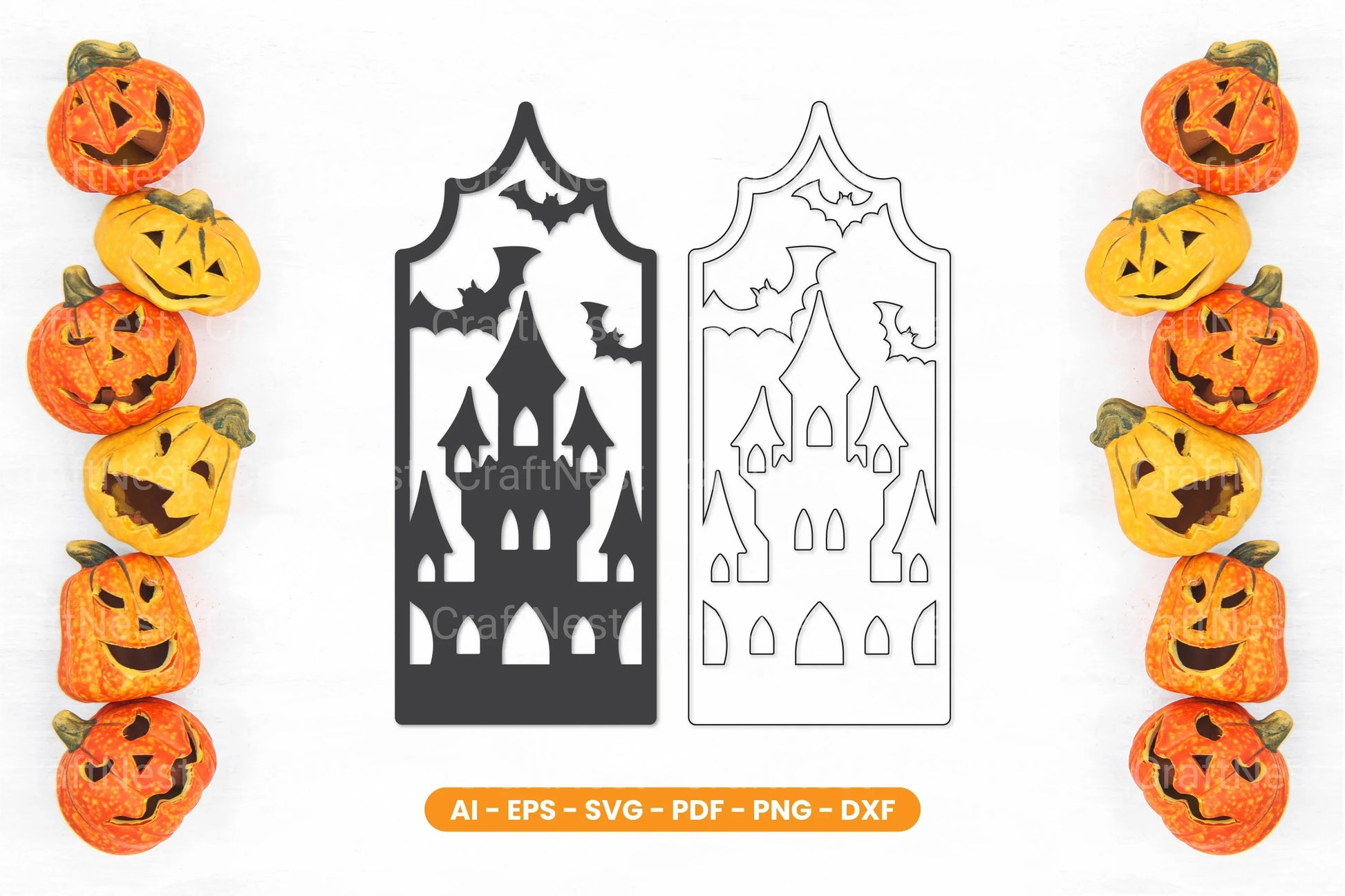 Halloween Spooky Lasercut SVG Bundle - CraftNest - Digital Crafting and Art