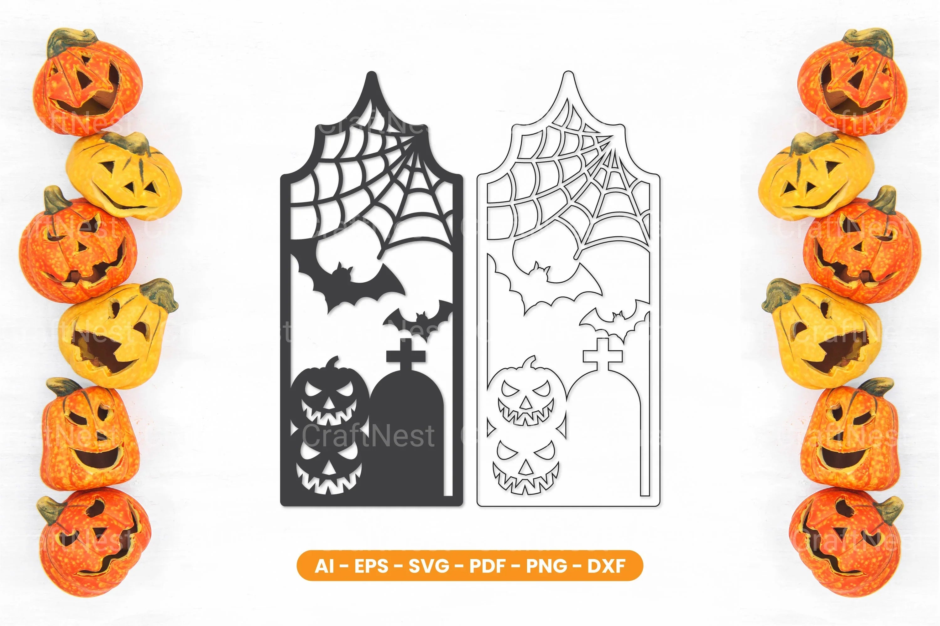 Halloween Spooky Lasercut SVG Bundle - CraftNest - Digital Crafting and Art