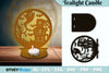 Halloween Tealight Candle Holder Lasercut SVG Bundle
