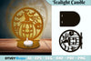 Halloween Tealight Candle Holder SVG Bundle