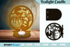 Halloween Tealight Candle Holder Lasercut SVG Bundle