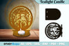 Halloween Tealight Candle Holder SVG Bundle