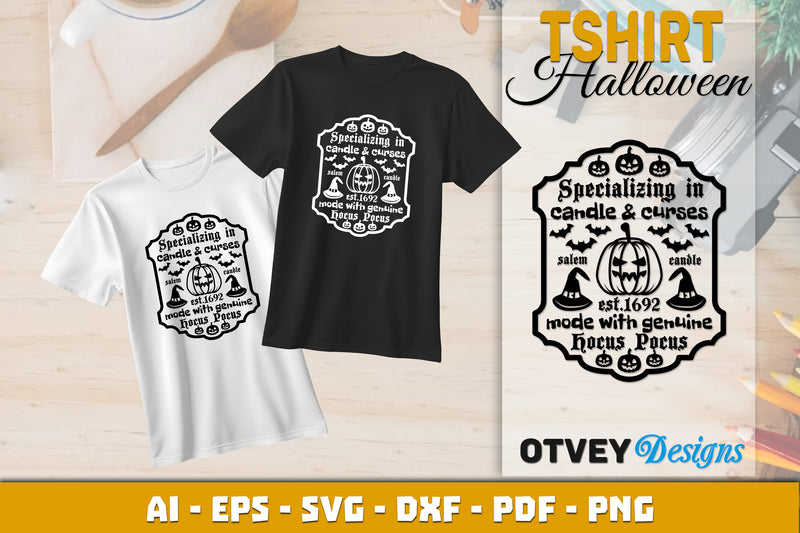 Halloween T-shirt SVG Bundle241 - CraftNest - Digital Crafting and Art