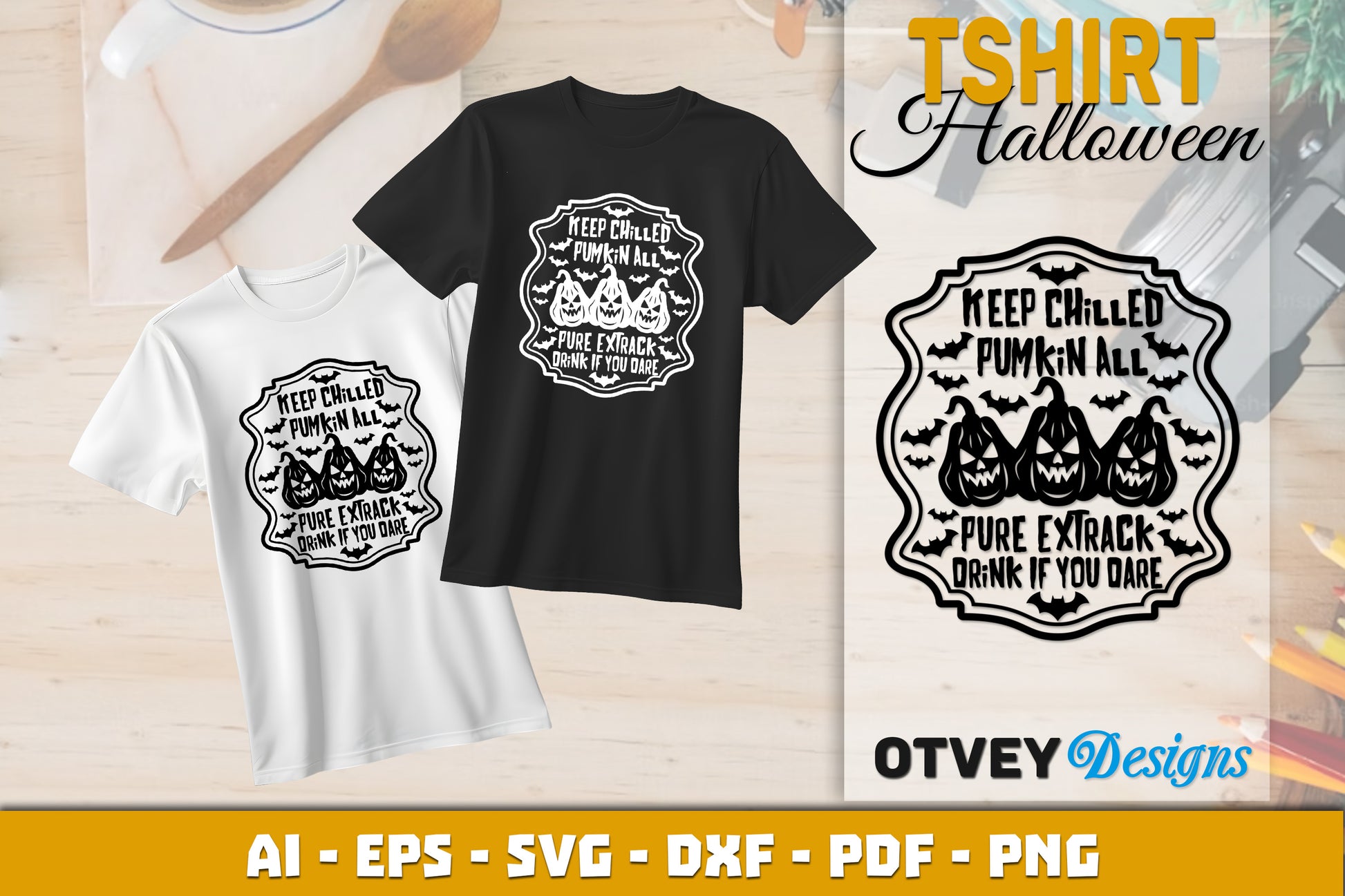 Halloween T-shirt SVG Bundle261 - CraftNest - Digital Crafting and Art