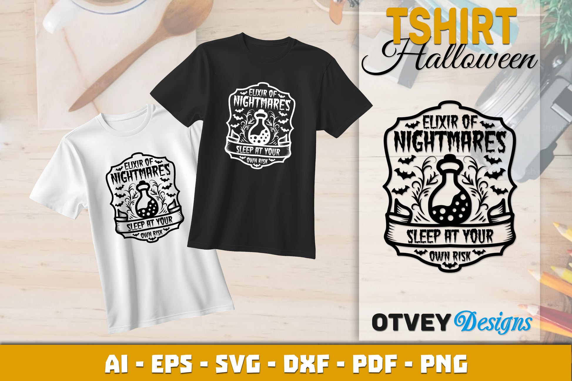 Halloween T-shirt SVG Bundle291 - CraftNest - Digital Crafting and Art