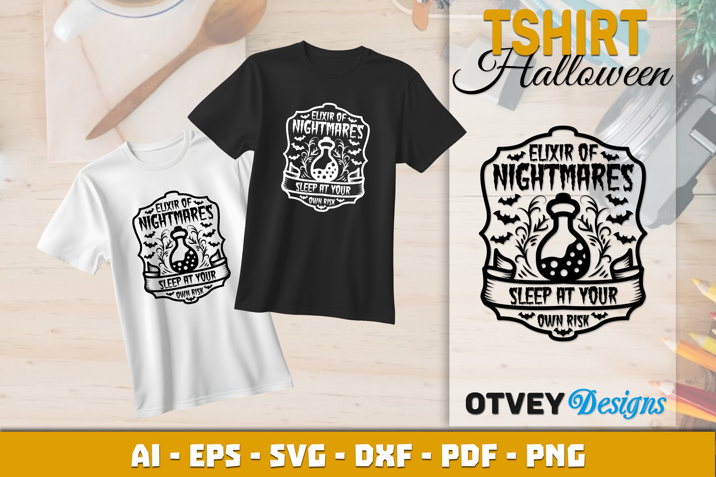 Halloween T-shirt SVG Bundle291 - CraftNest - Digital Crafting and Art