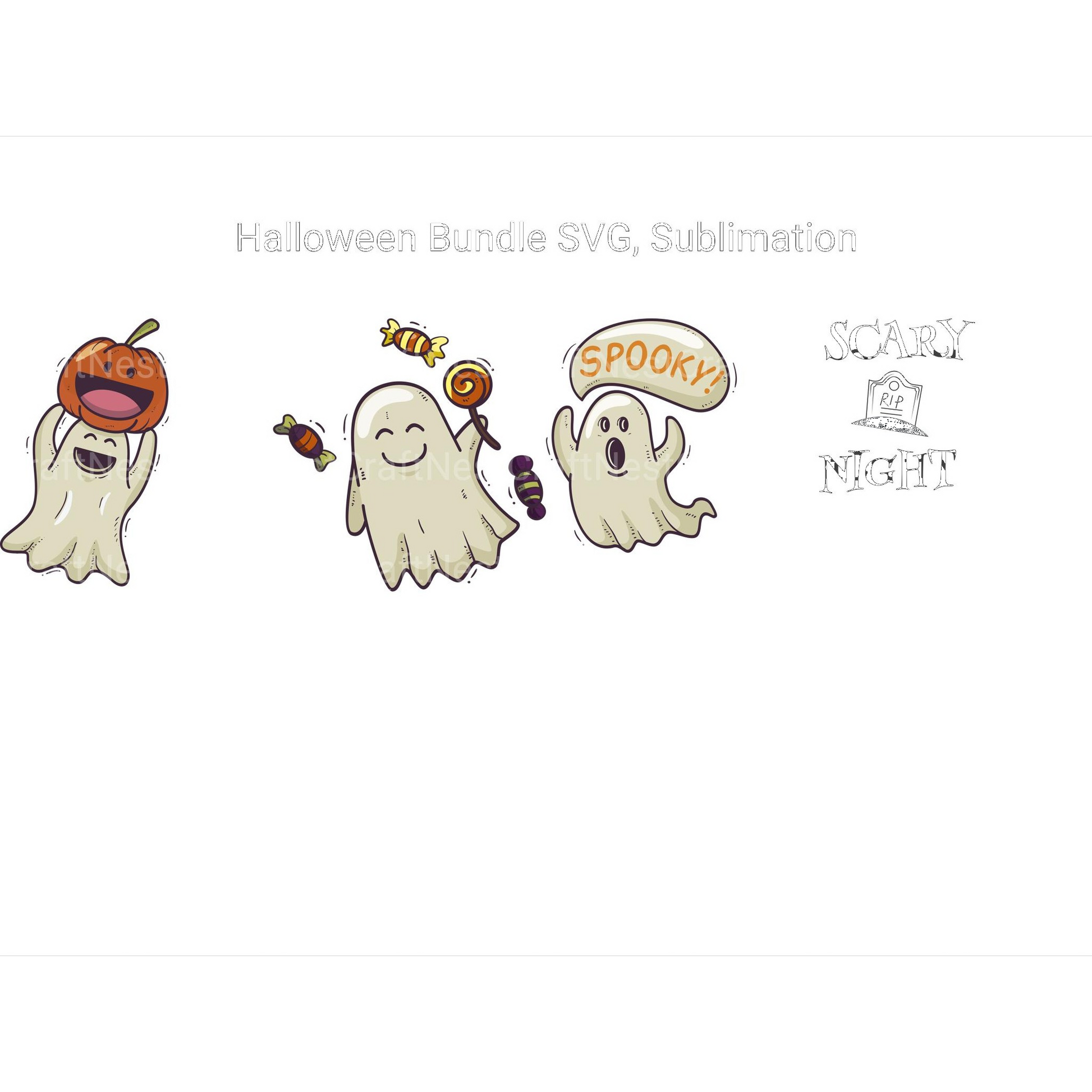 Halloween SVG Bundle - CraftNest - Digital Crafting and Art