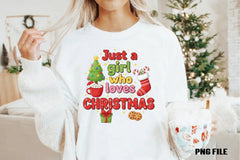 Just a Girl Who Loves Christmas Clipart Bundle - CraftNest - Digital Crafting and Art