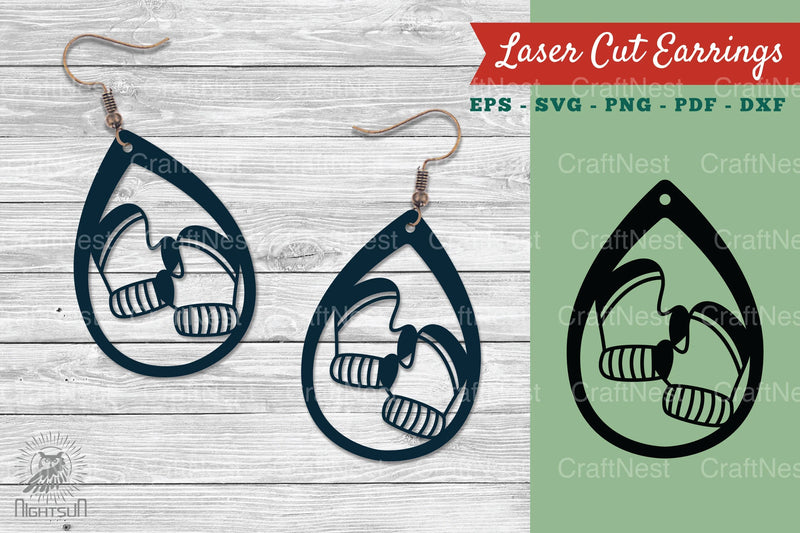 Hand Sock Earrings Design Clipart Bundle - CraftNest - Digital Crafting and Art