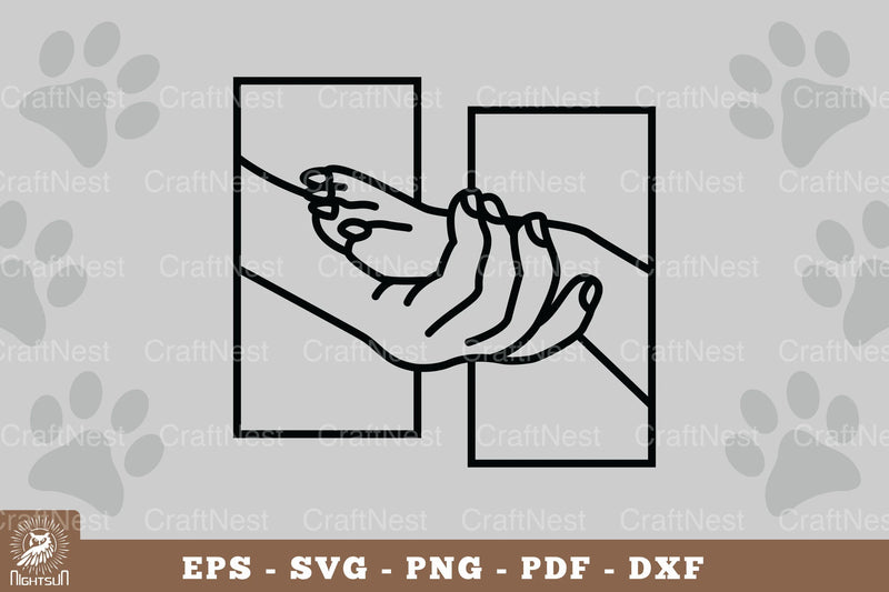 Hand and Paw Home Decor SVG Bundle - CraftNest - Digital Crafting and Art