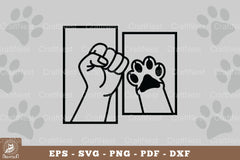 Hand and Paw Home Decor SVG Bundle - CraftNest - Digital Crafting and Art