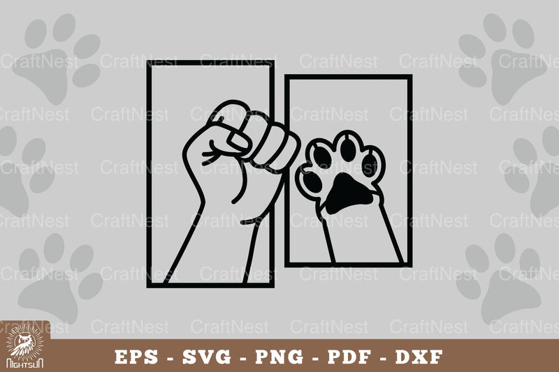 Hand and Paw Home Decor SVG Bundle - CraftNest - Digital Crafting and Art