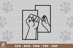 Hand and Paw Home Decor SVG Bundle - CraftNest - Digital Crafting and Art