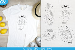 Hand Isoteric Decal Set SVG Bundle - CraftNest - Digital Crafting and Art