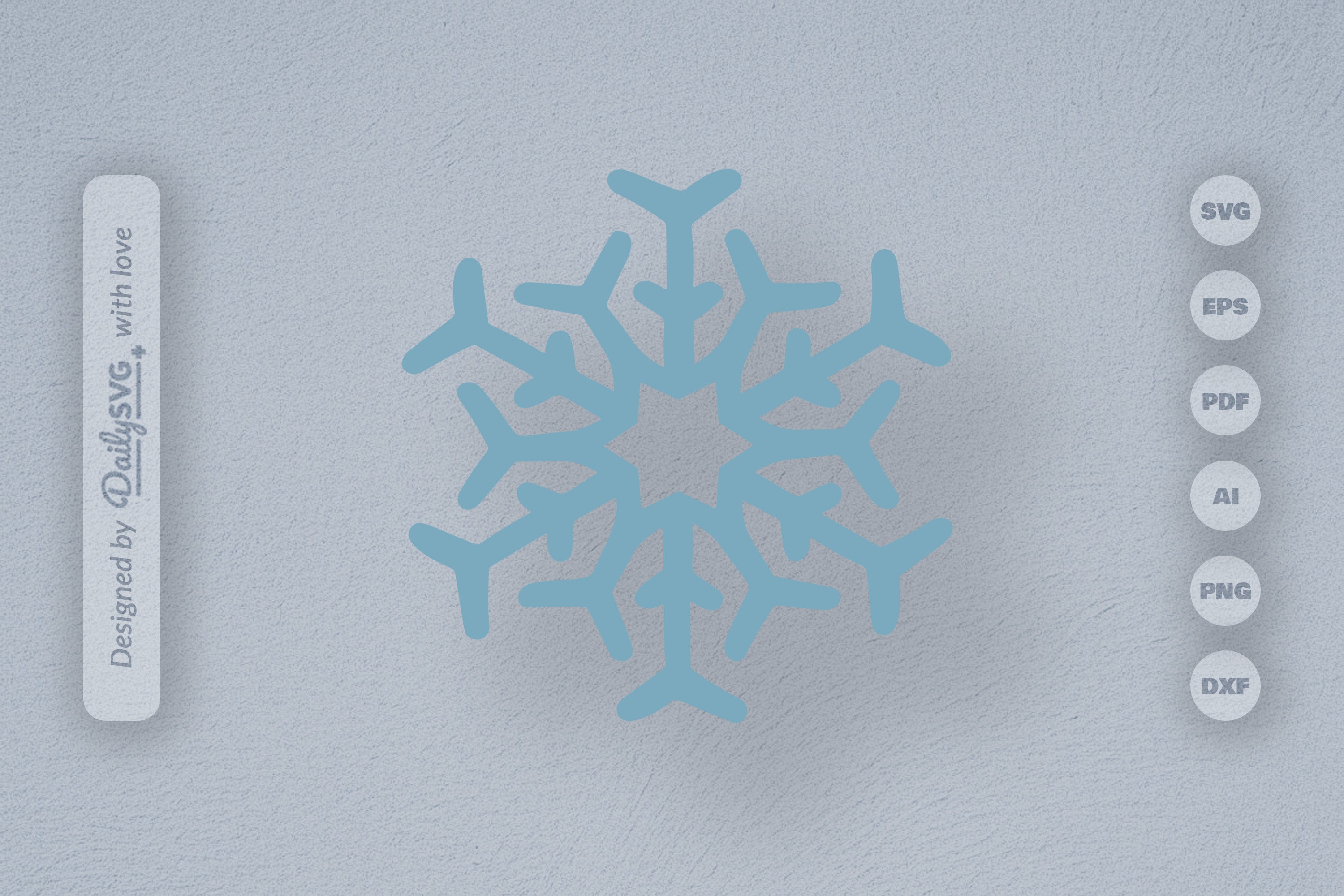 Hand-Drawn Snowflake SVG Bundle for Winter Crafts
