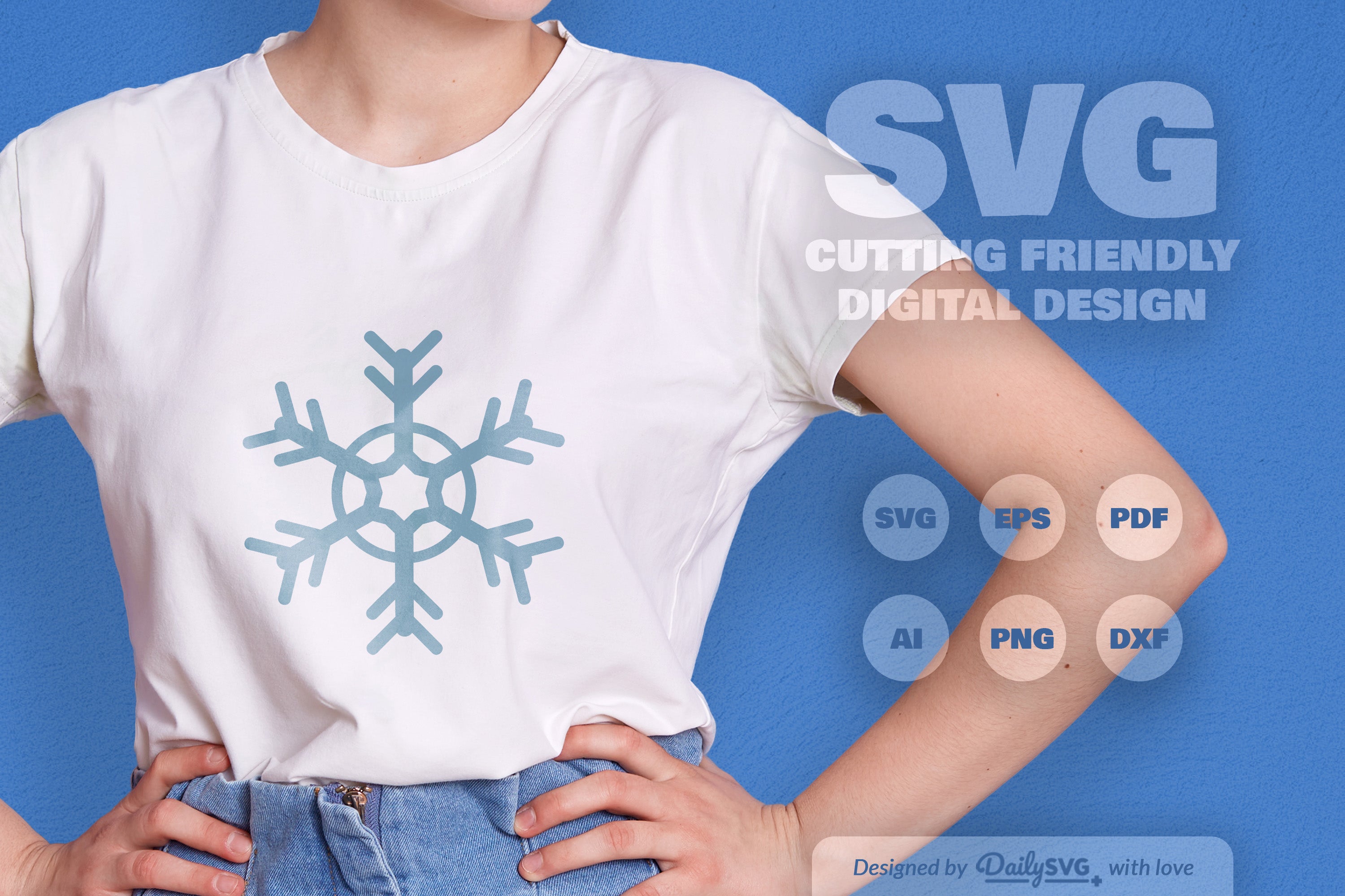 Hand-Drawn Snowflake SVG Bundle for Crafts & Design 6