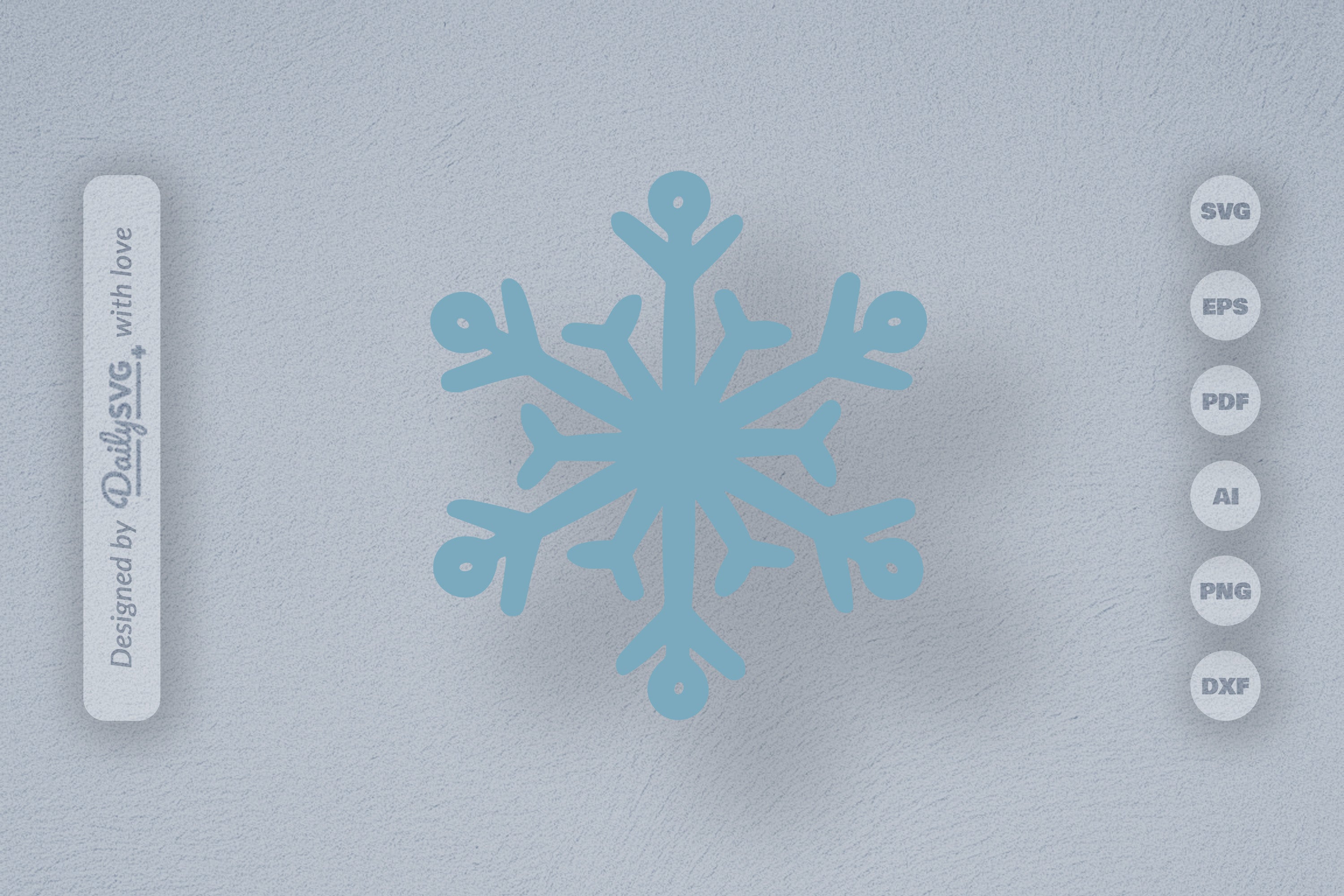 Hand-Drawn Snowflake SVG Bundle 1