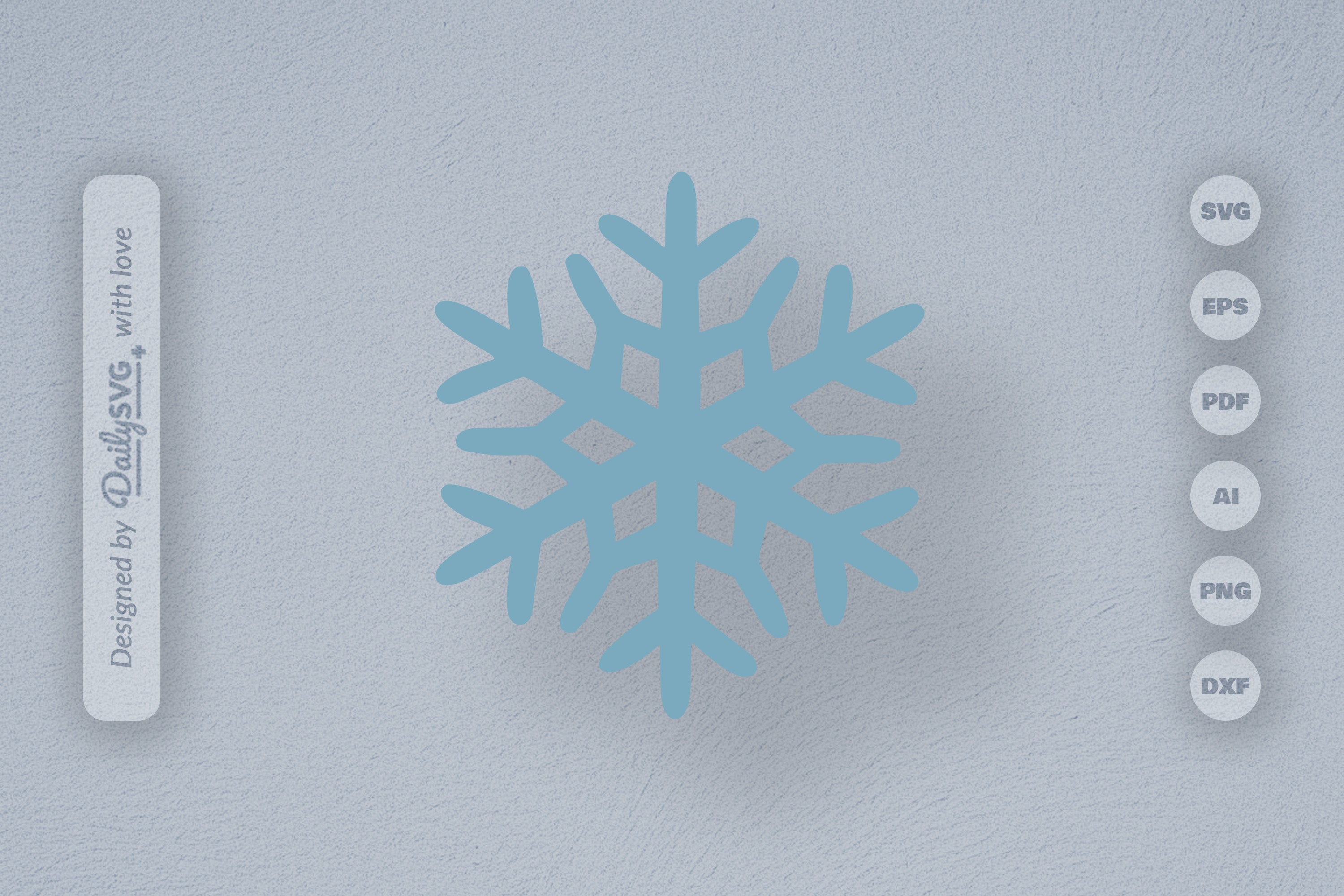 Hand-Drawn Snowflake SVG Bundle for Winter Designs 1