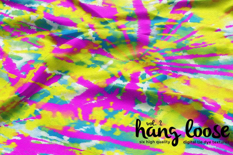 Hang Loose Vol. 2 - Tie-Dye - CraftNest - Digital Crafting and Art