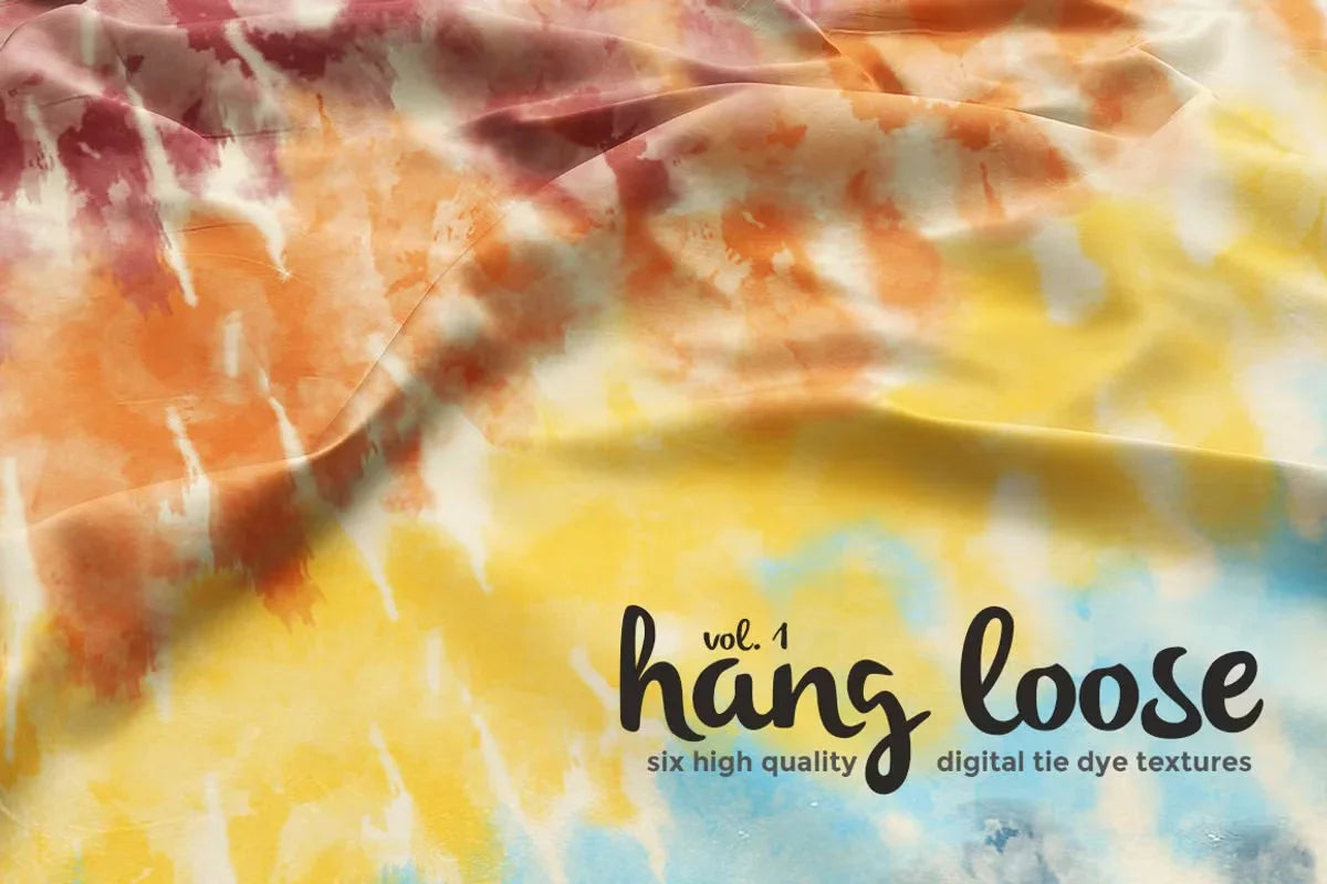 Hang Loose Vol. 1 - Tie-Dye - CraftNest - Digital Crafting and Art