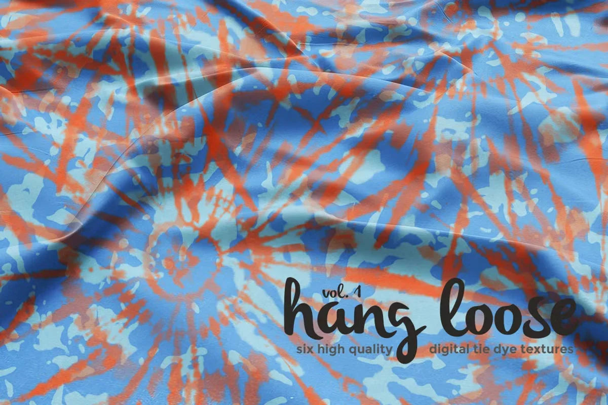 Hang Loose Vol. 1 - Tie-Dye - CraftNest - Digital Crafting and Art