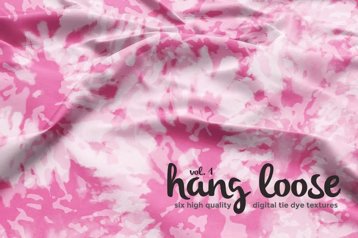 Hang Loose Vol. 1 - Tie-Dye - CraftNest - Digital Crafting and Art