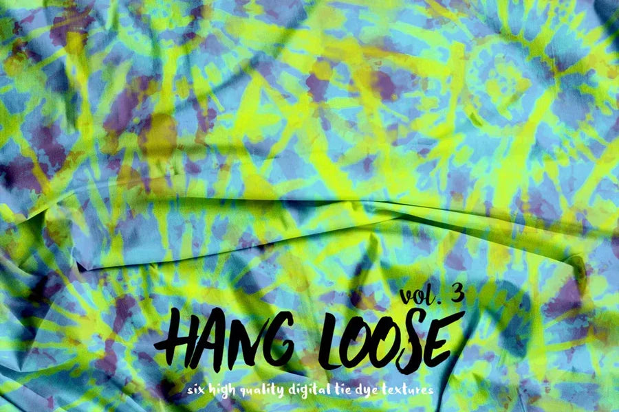 Hang Loose Vol. 3 - Tie-Dye - CraftNest - Digital Crafting and Art