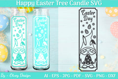 Happy Easter Candle Tree SVG Bundle 12 - CraftNest - Digital Crafting and Art