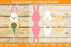 Happy Easter Lollipop Holder SVG Bundle