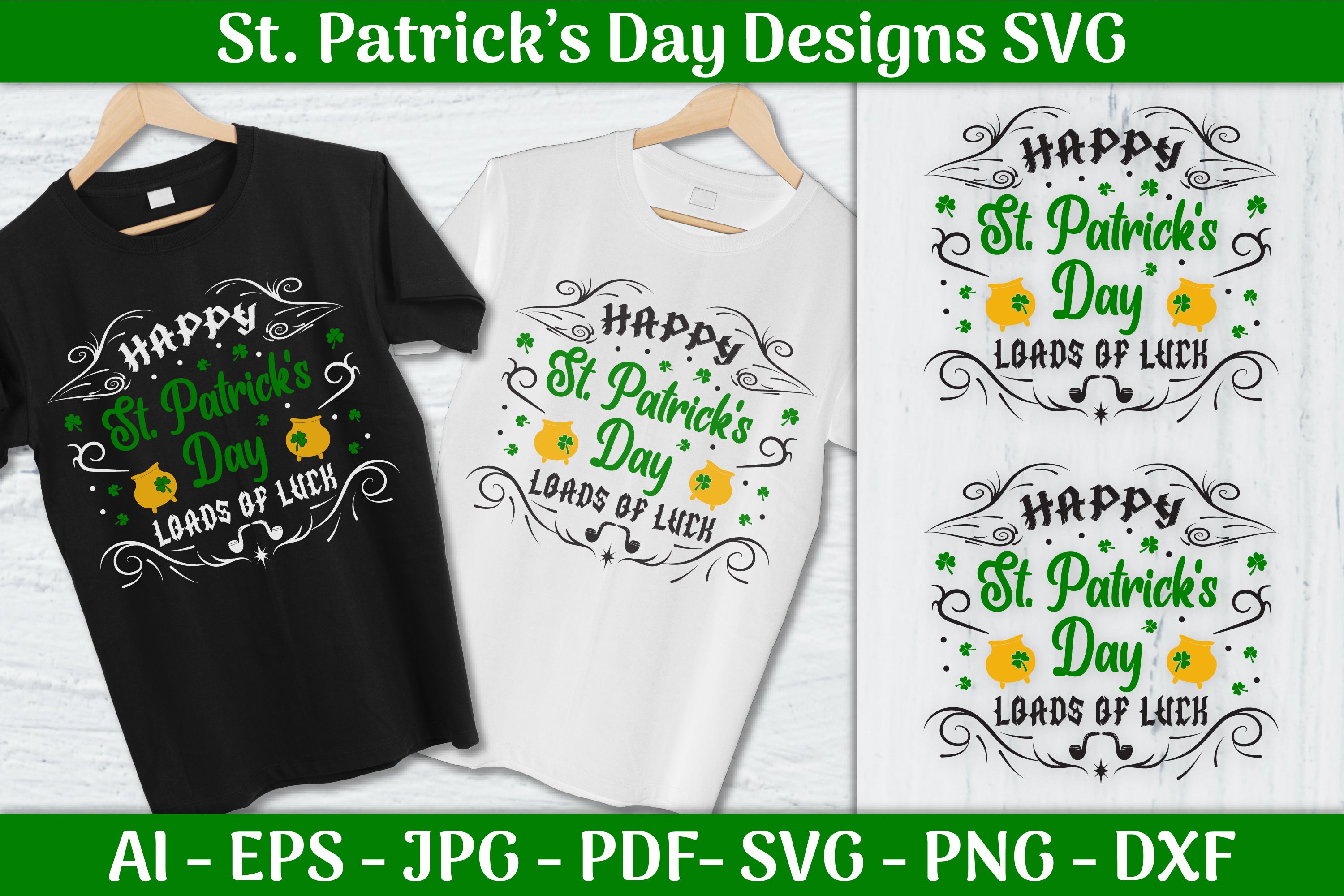 Happy St. Patrick's Day SVG Bundle - CraftNest - Digital Crafting and Art