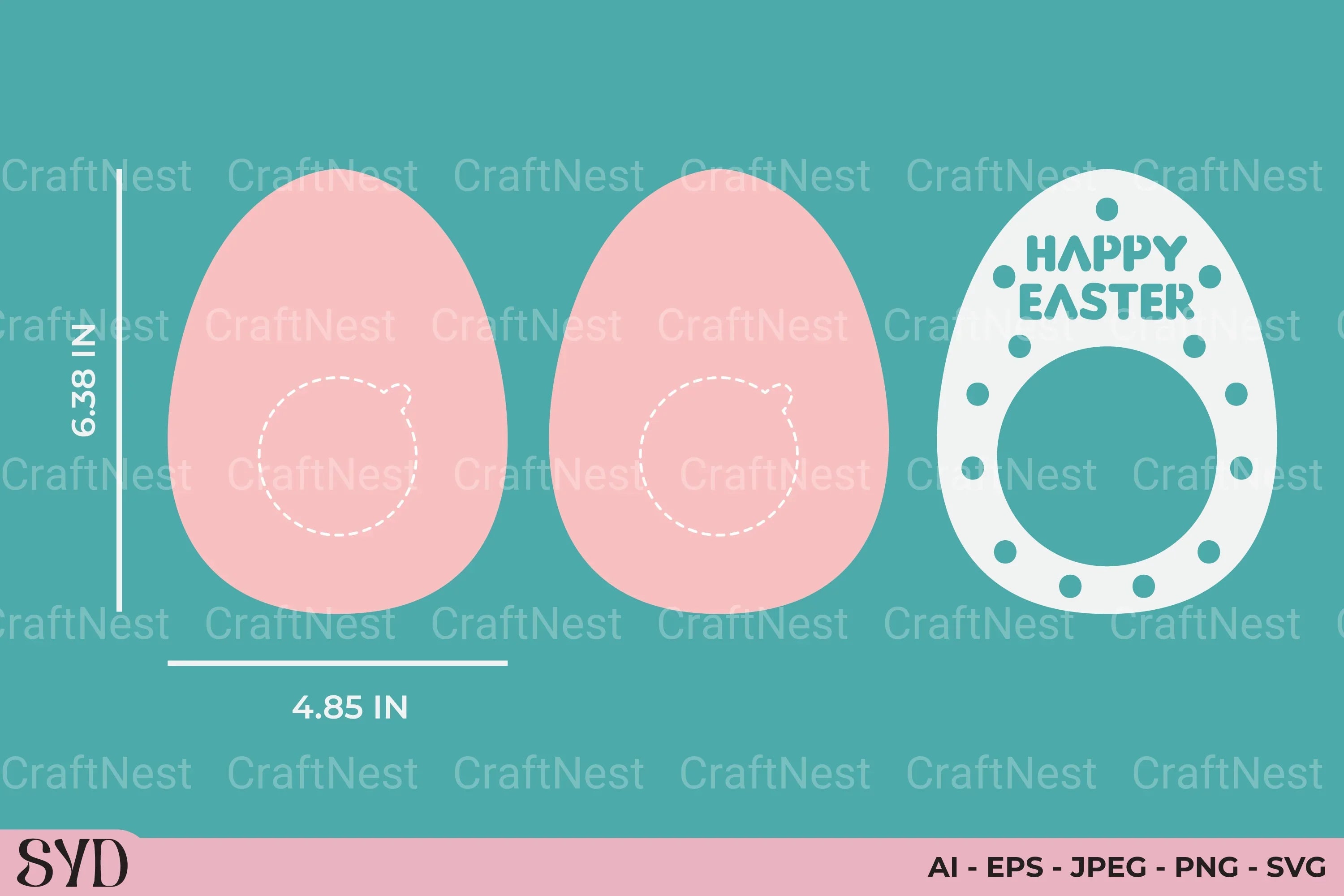 Happy Easter Candy Dome SVG Bundle - CraftNest - Digital Crafting and Art