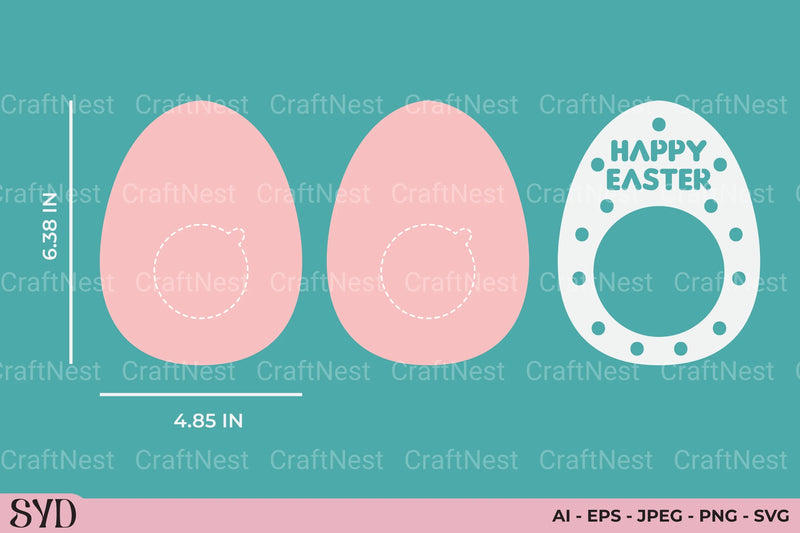 Happy Easter Candy Dome SVG Bundle - CraftNest - Digital Crafting and Art