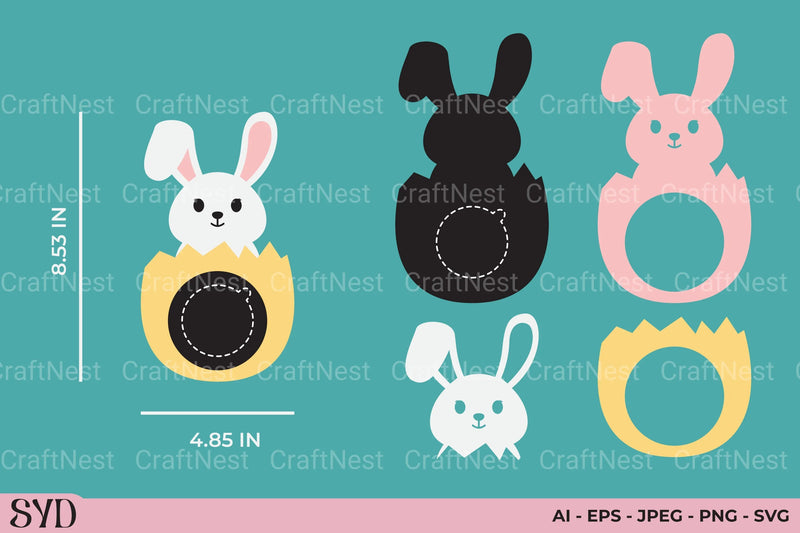 Happy Easter Candy Dome SVG Bundle - CraftNest - Digital Crafting and Art
