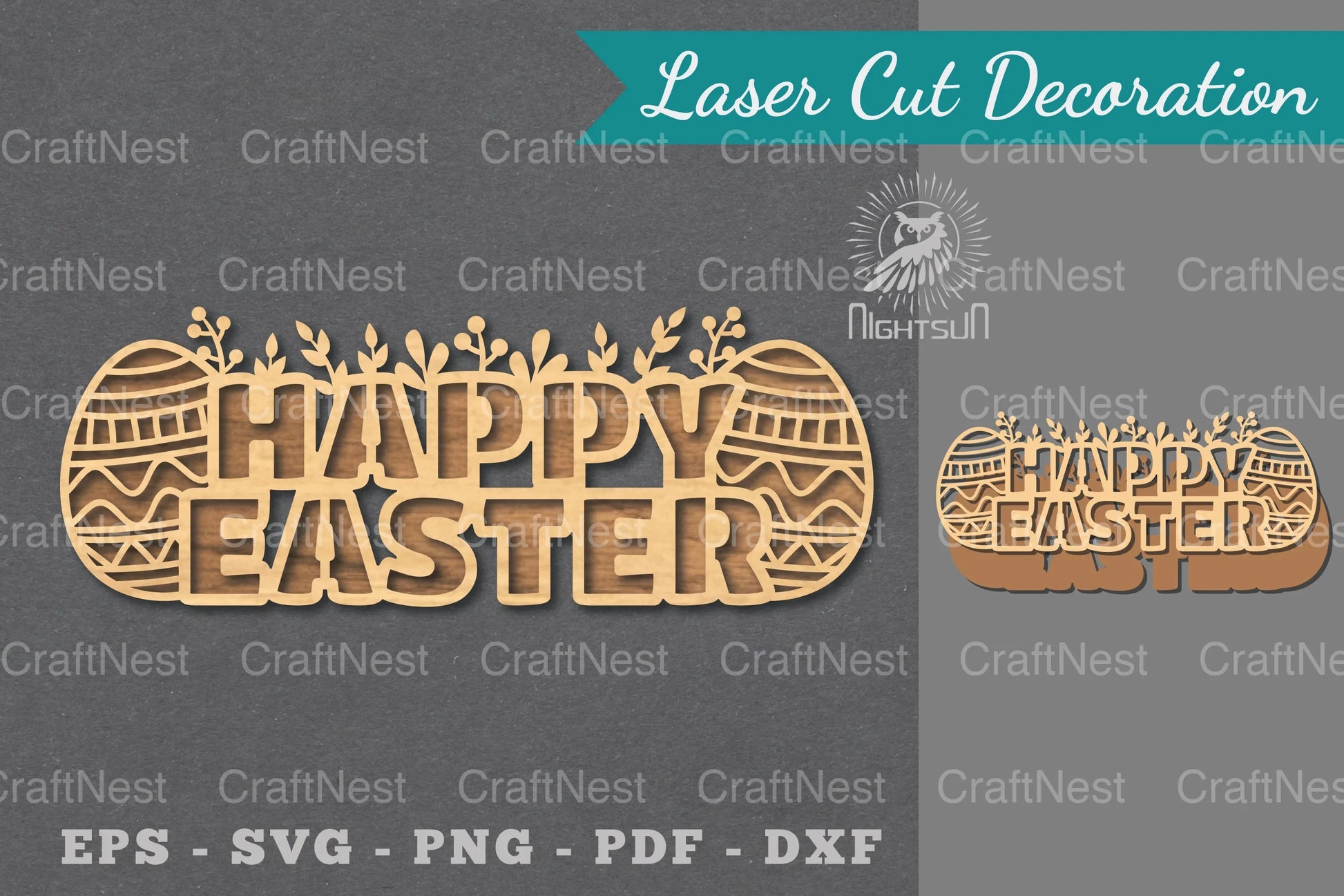 Happy Place Laser Cut Sign Design Bundle - CraftNest - Digital Crafting and Art