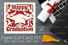 Happy Graduation Paper Cut SVG Bundle - CraftNest - Digital Crafting and Art