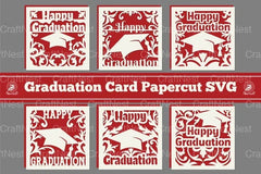 Happy Graduation Paper Cut SVG Bundle - CraftNest - Digital Crafting and Art