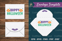Happy Halloween Envelope Template Clipart Bundle - CraftNest - Digital Crafting and Art