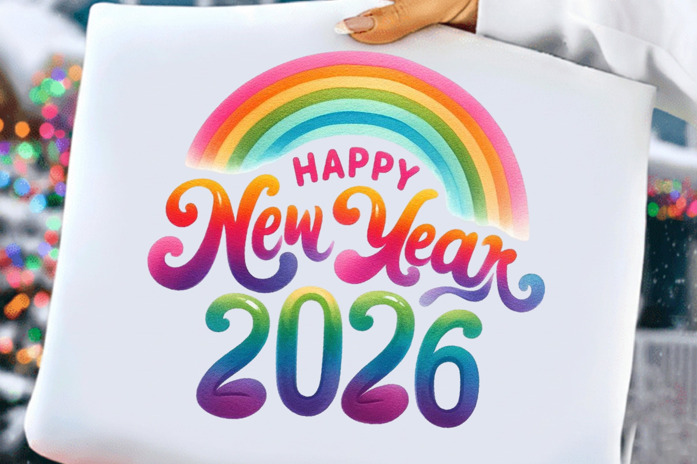 Happy New Year 2026 Clipart Bundle