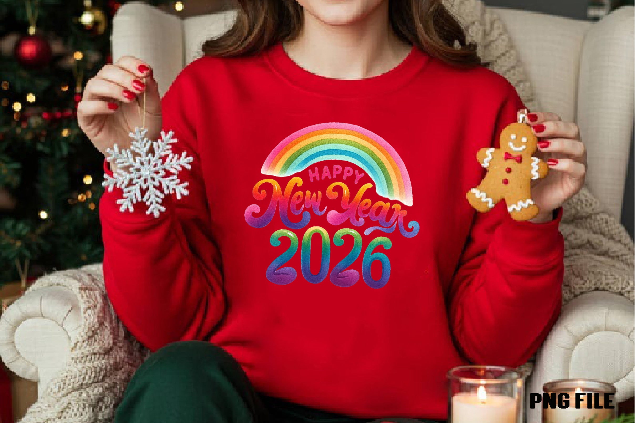 Happy New Year 2026 Clipart Bundle