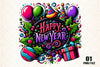 Happy New Year Clipart Bundle