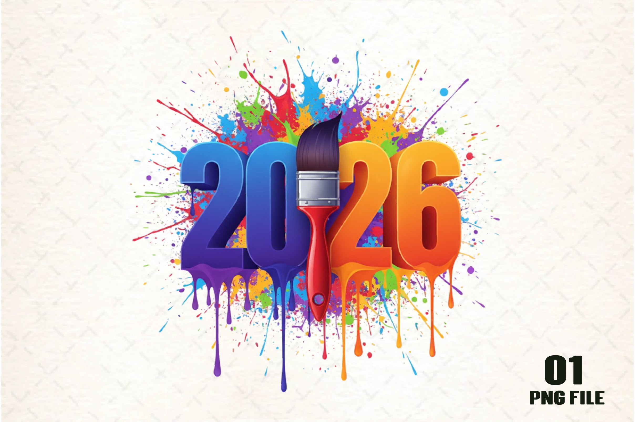 Happy New Year Clipart Bundle