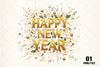 Happy New Year Clipart Bundle