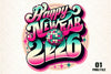 Happy New Year Clipart Bundle
