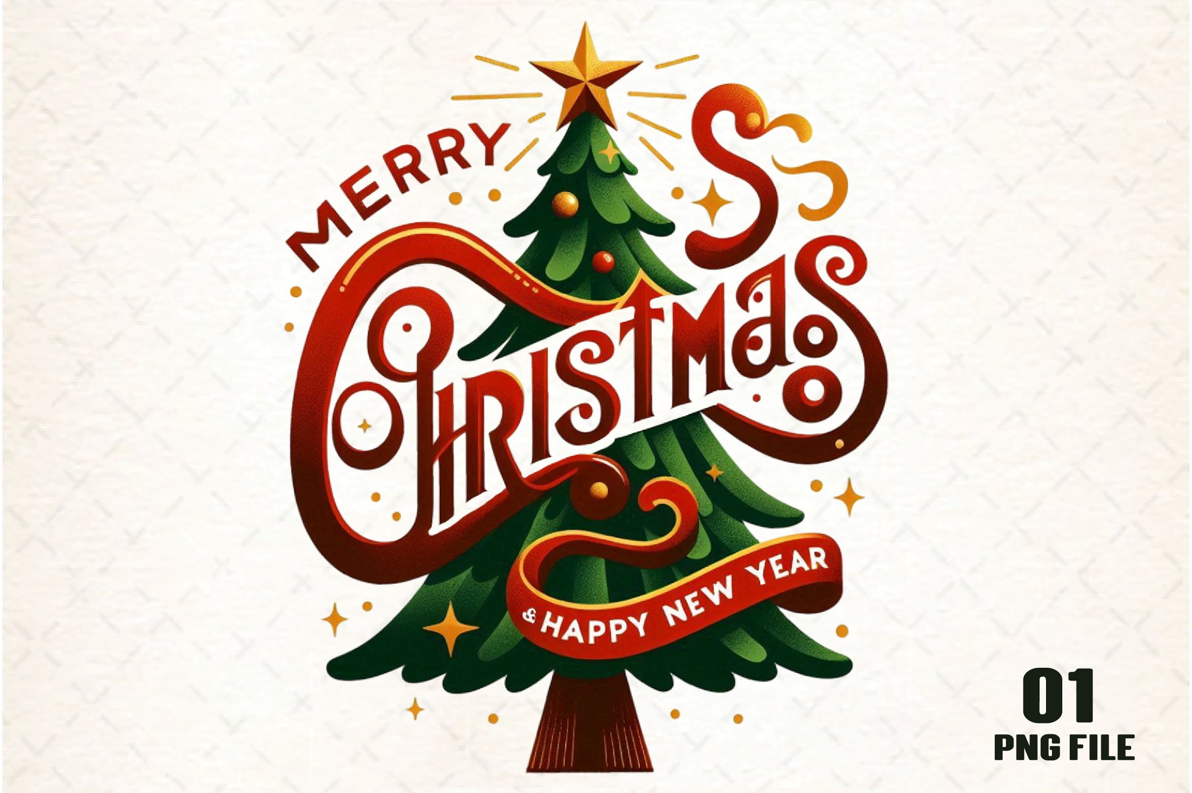 Happy New Year Clipart Bundle