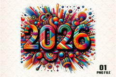 Happy New Year Clipart Bundle - CraftNest - Digital Crafting and Art