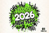 Happy New Year Clipart Bundle